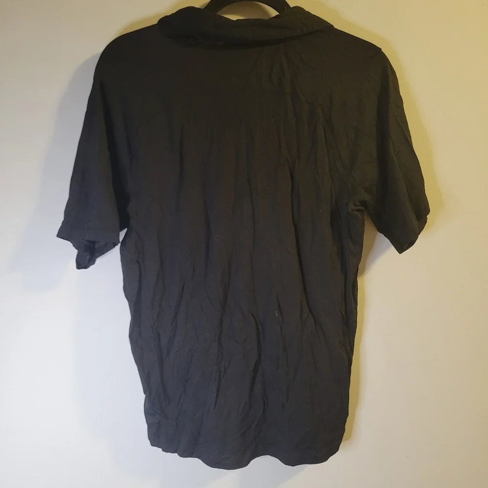 The North Face Womens Small Black Short Sleeve Polo Shirt Hiking Outdoor Casual - Picture 5 of 6